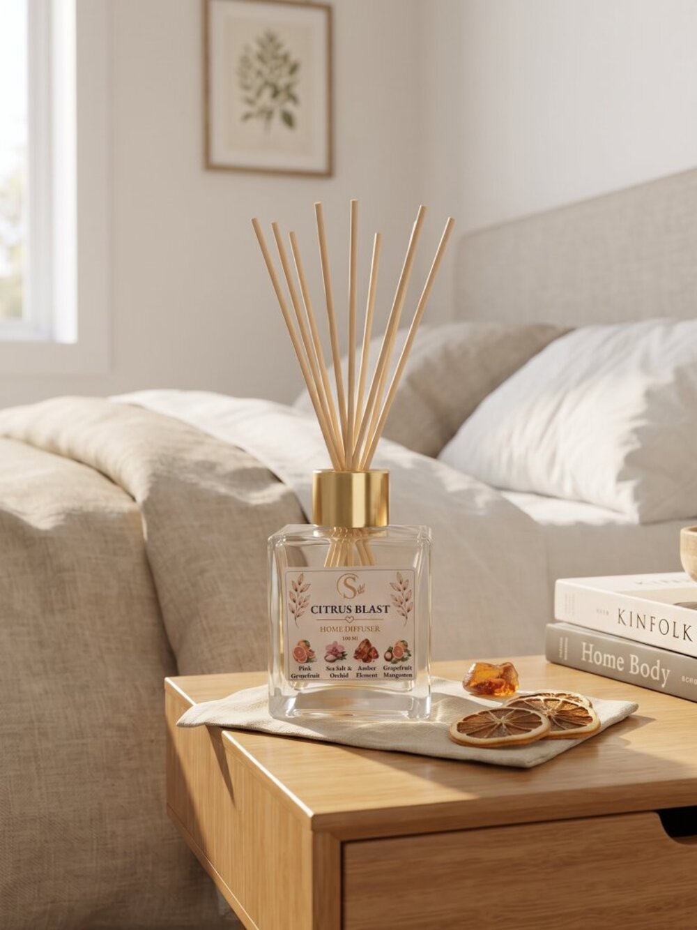 Home Reed Diffuser - Citrus Blast 100ML - Picture 6 of 6